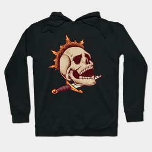 Dagger and crown - majestic skull Hoodie